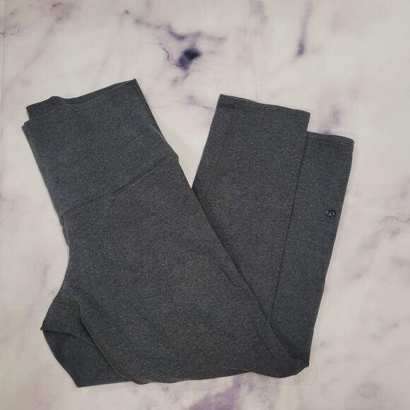 Lululemon Gray Athletic Leggings - Picture 1 of 4